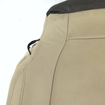 Damage 2015 2016 Ford F150 Left Driver Seat Bottom Cushion Leather Tan Vented