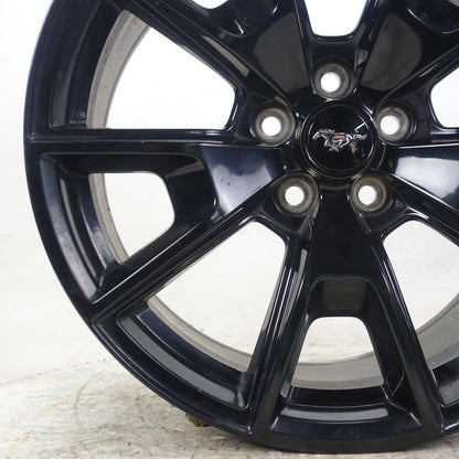 2017 Ford Mustang 19 inch 5 Lug Black Aluminum Alloy Wheel Rim Ring