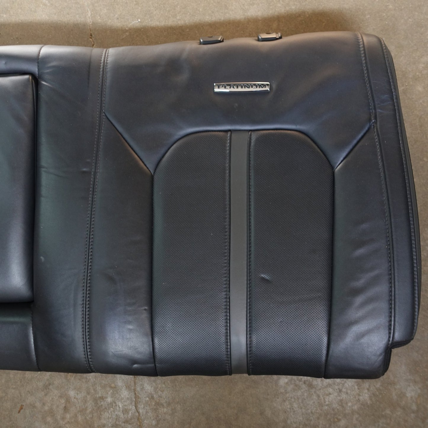2015 16 Ford F150 Platinum Upper Left Rear Seat Back Cushion Pad Cover Leather