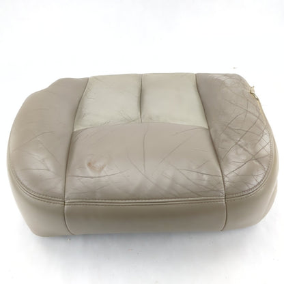 Damage 2004 2005 06 Yukon Suburban Left Driver Seat Bottom Cushion Leather Tan