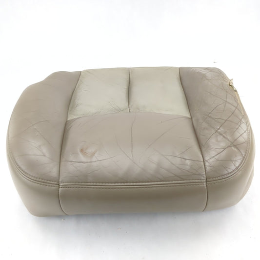 Damage 2004 2005 06 Yukon Suburban Left Driver Seat Bottom Cushion Leather Tan