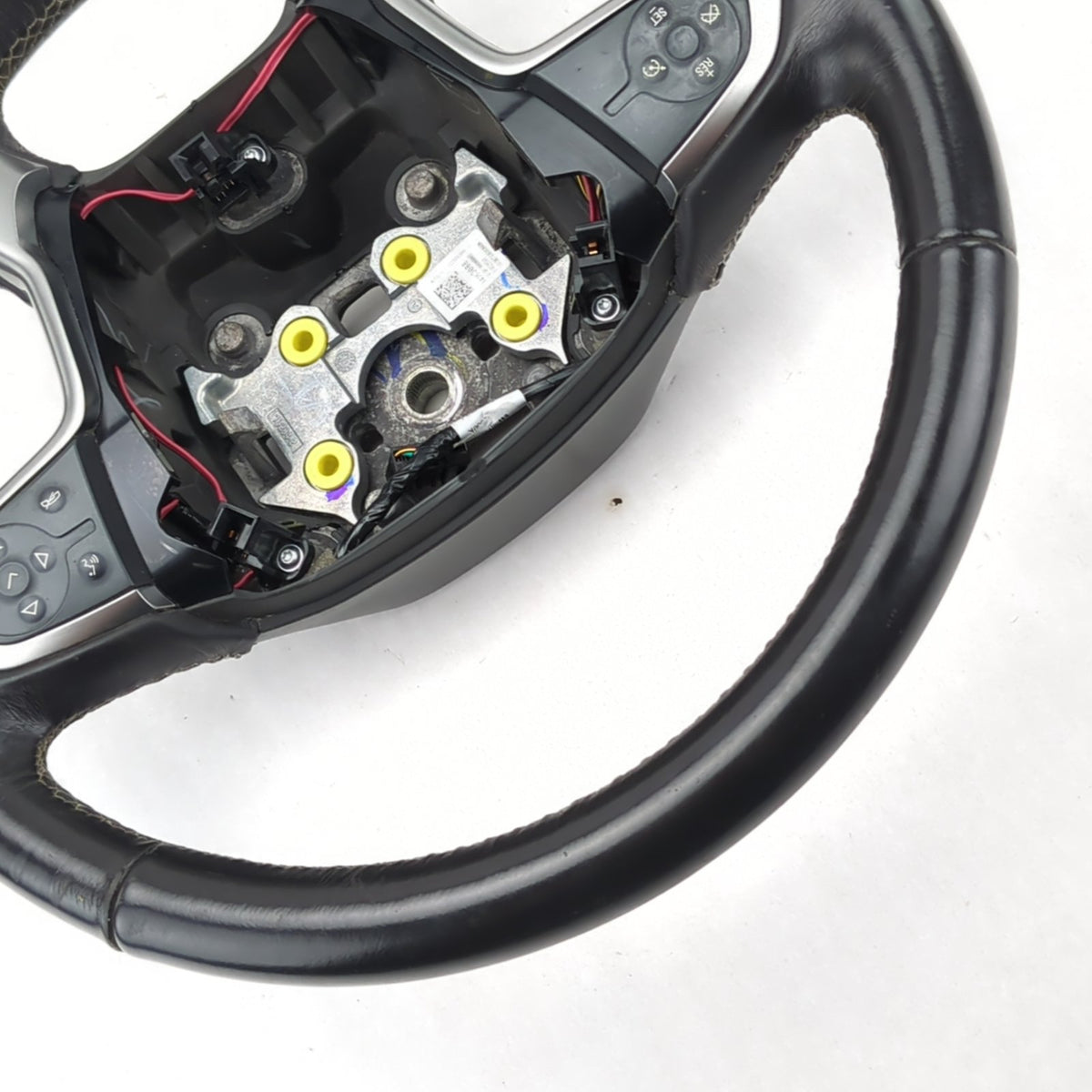 2014 2015 2016 2017 2018 Silverado Sierra Leather Steering Wheel Black