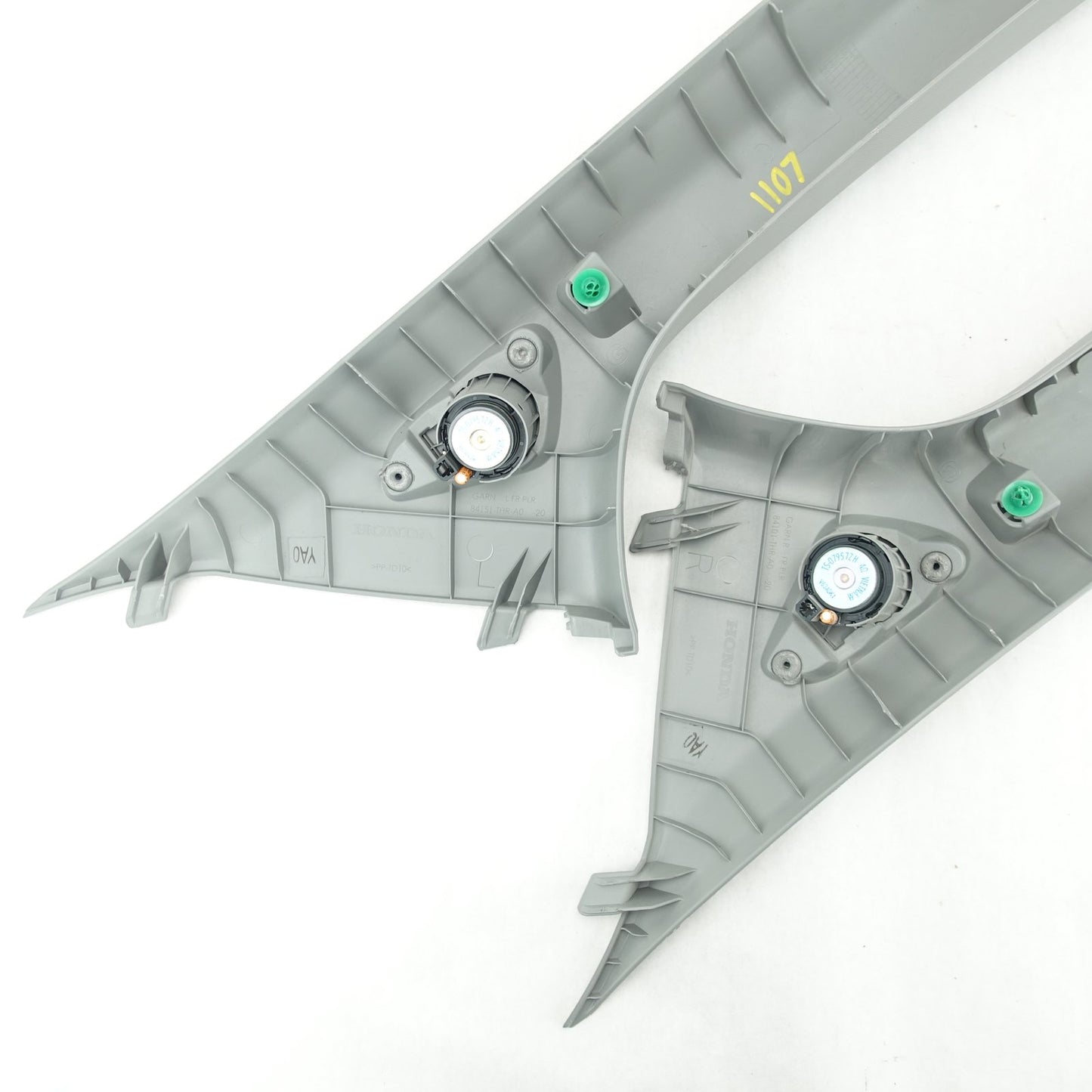 2024 2025 Honda Odyssey A-Pillar Trim Panel Tweeter Speaker Pair Left Right Grey