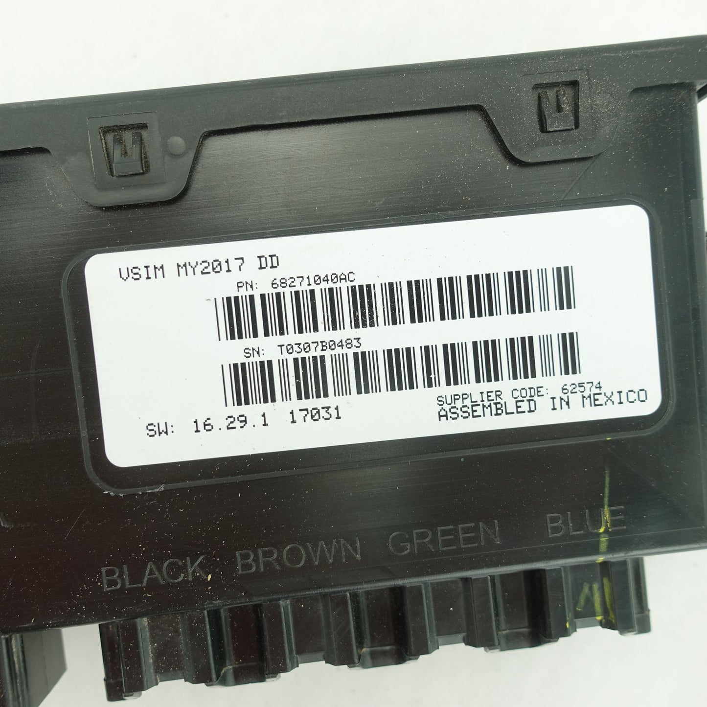 2017 2018 Ram 3500 VSIM Vehicle System Interface Control Module