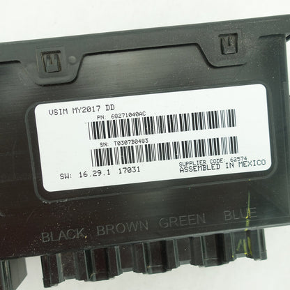 2017 2018 Ram 3500 VSIM Vehicle System Interface Control Module