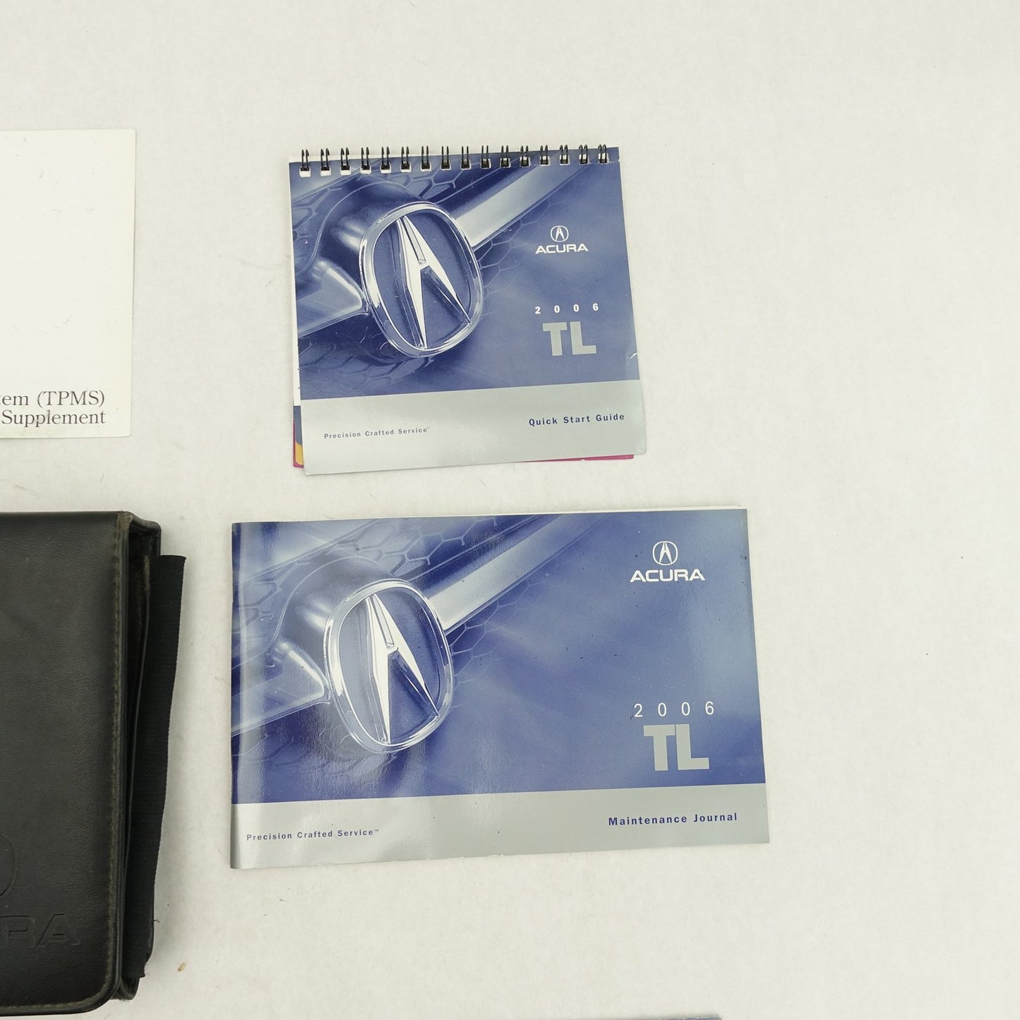 2006 Acura TL Owner's Manual Guide Book Pouch Set