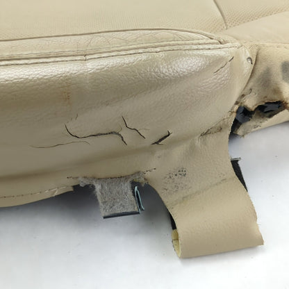 Damage 2015 2016 Ford F150 Left Driver Seat Bottom Cushion Leather Tan Vented