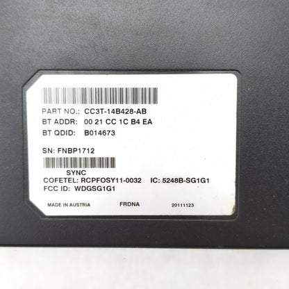 2012 Ford F250 F350 Sync Communication Voice Recognition Module