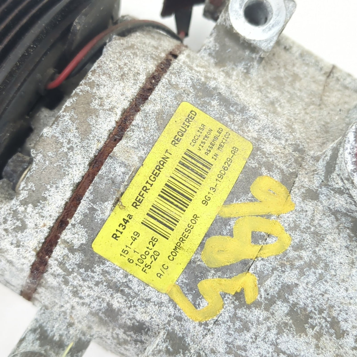 2008 2009 2010 2011 2012 Ford Taurus 3.5L AC Compressor A/C Pump