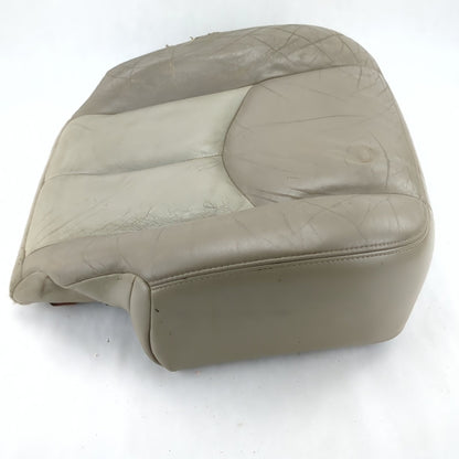 Damage 2004 2005 06 Yukon Suburban Left Driver Seat Bottom Cushion Leather Tan