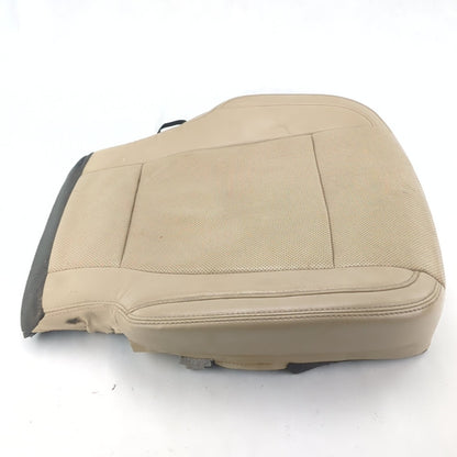 2015 2016 Ford F150 Passenger Seat Bottom Cushion Leather Tan Vented