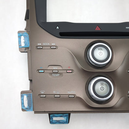 Damage 2012 Ford Edge Climate Control Radio Bezel Center Dash Panel Brown