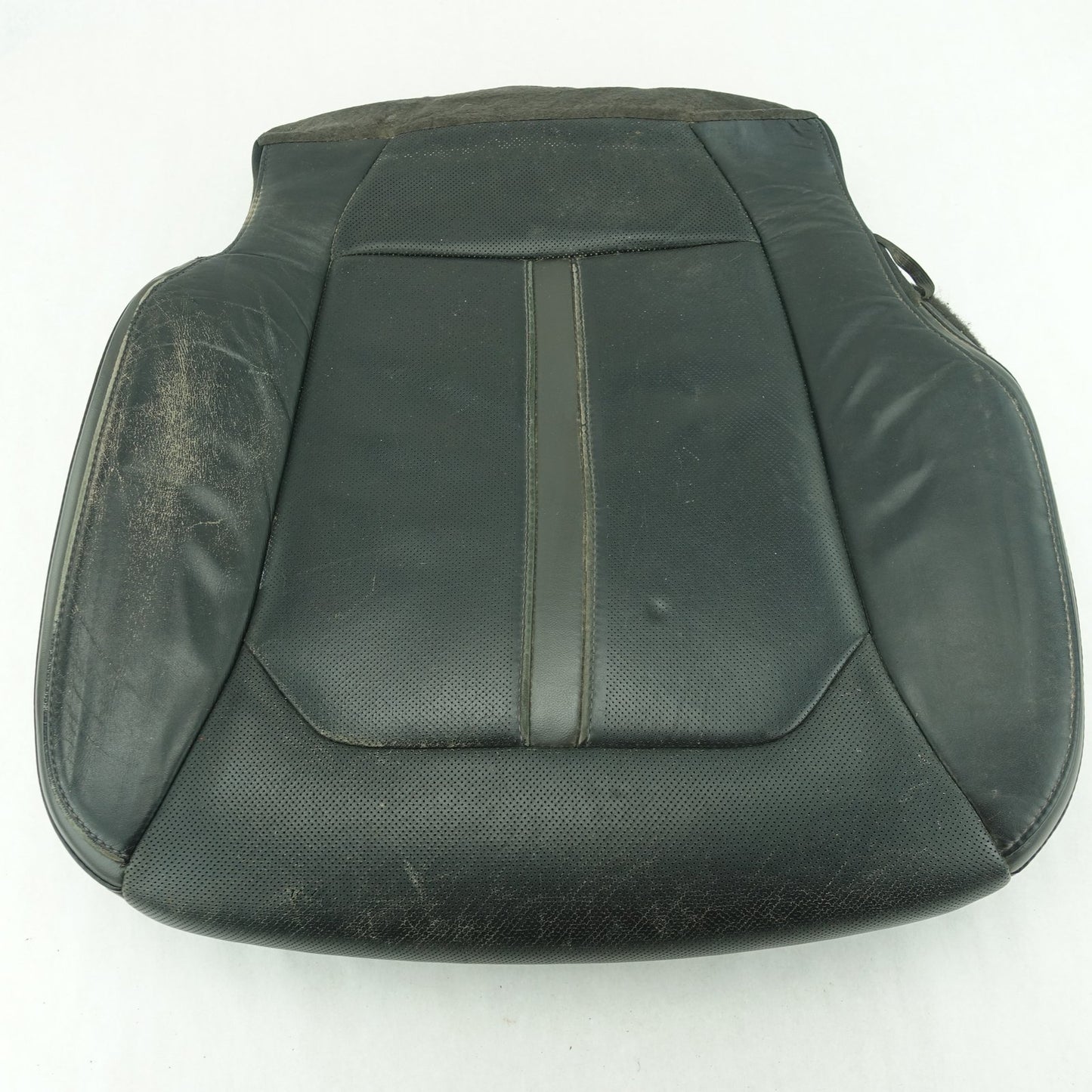 2015 16 Ford F150 Platinum Passenger Seat Bottom Cushion Leather Black Vented