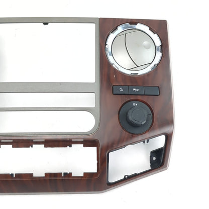 2011 2012 2013 2014 2015 2016 Ford F250 F350 Center Dash Bezel Trim Wood Grain