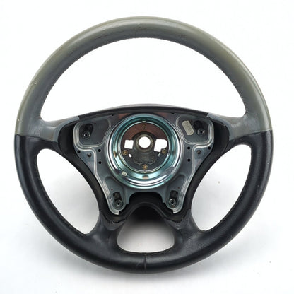 1998 1999 2000 Mercedes-Benz C280 Sport Steering Wheel Black Gray Leather