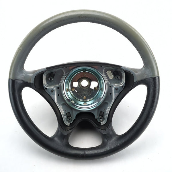 1998 1999 2000 Mercedes-Benz C280 Sport Steering Wheel Black Gray Leather