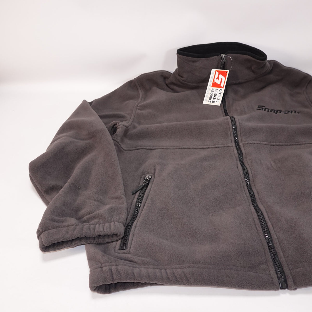 Snap On Full Zip Fleece Jacket Size Large New