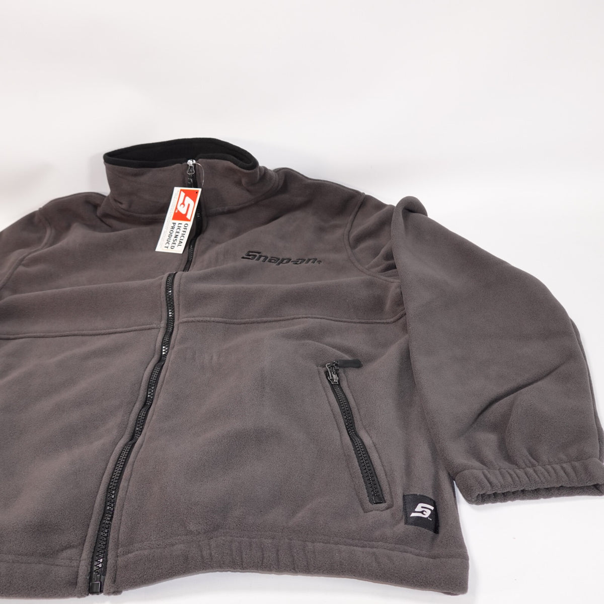 Snap On Full Zip Fleece Jacket Size Large New