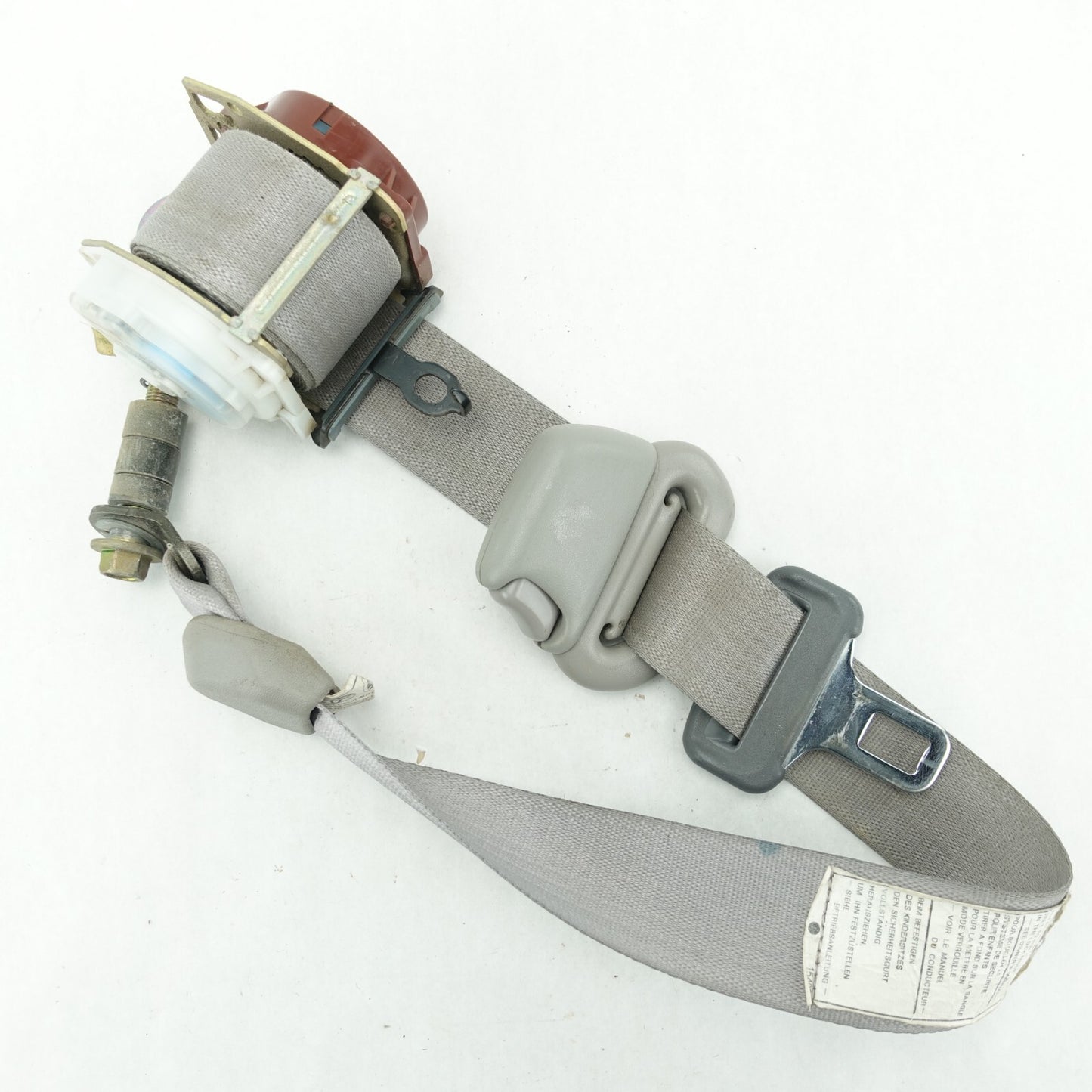 2001 2002 2003 2004 Toyota Sequoia 2nd Row Left Seat Belt Gray
