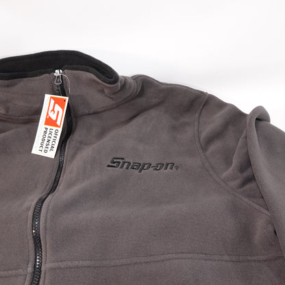 Snap On Full Zip Fleece Jacket Size Large New