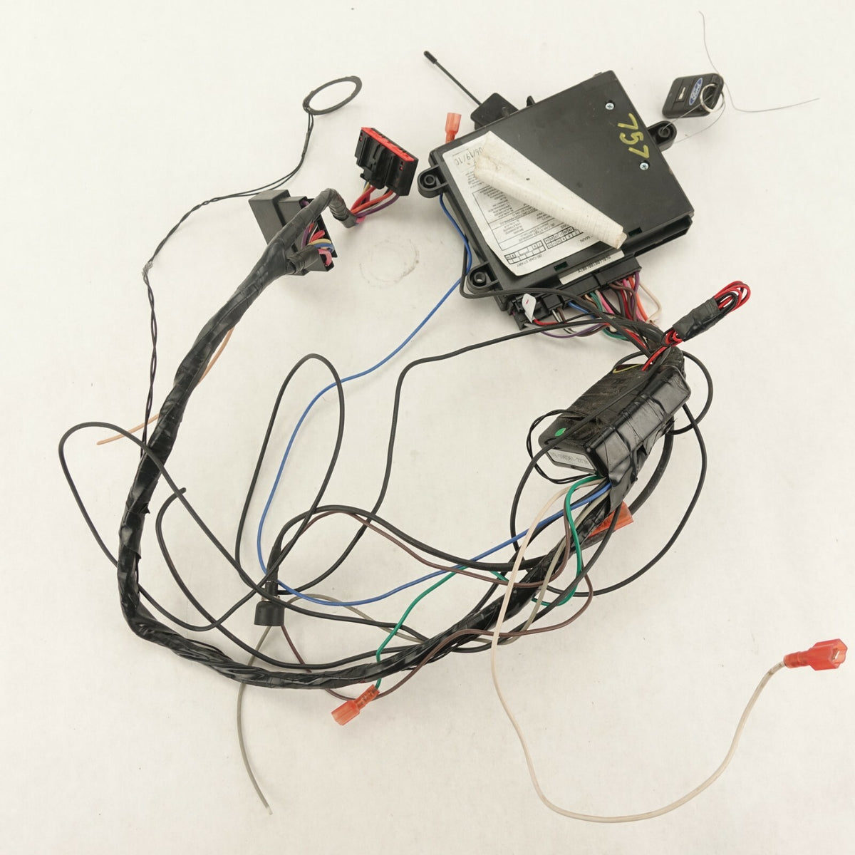 2011 Ford Taurus With Conventional Key Ignition Switch Remote Start System
