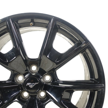 Damage 2017 Ford Mustang 19 inch 5 Spoke Black OEM Wheel Rim Ring