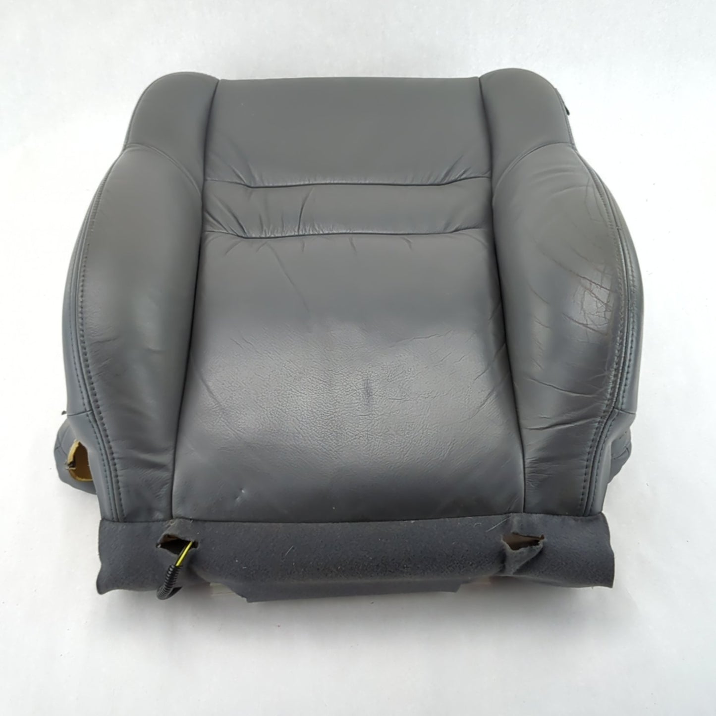 2003 2004 Honda Accord Left Driver Side Seat Upper Back Cushion Leather Gray