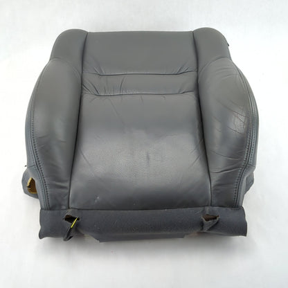 2003 2004 Honda Accord Left Driver Side Seat Upper Back Cushion Leather Gray