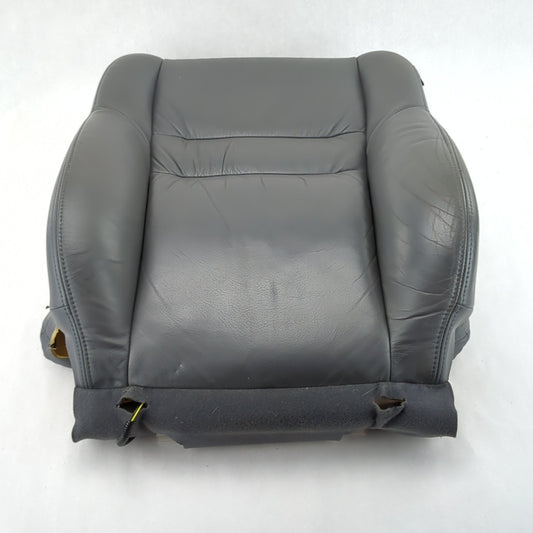 2003 2004 Honda Accord Left Driver Side Seat Upper Back Cushion Leather Gray