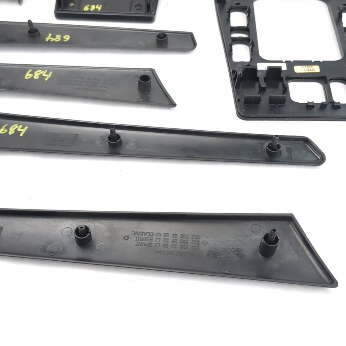 1998 1999 2000 Mercedes-Benz C280 Interior Dash Console Trim Set Carbon Fiber