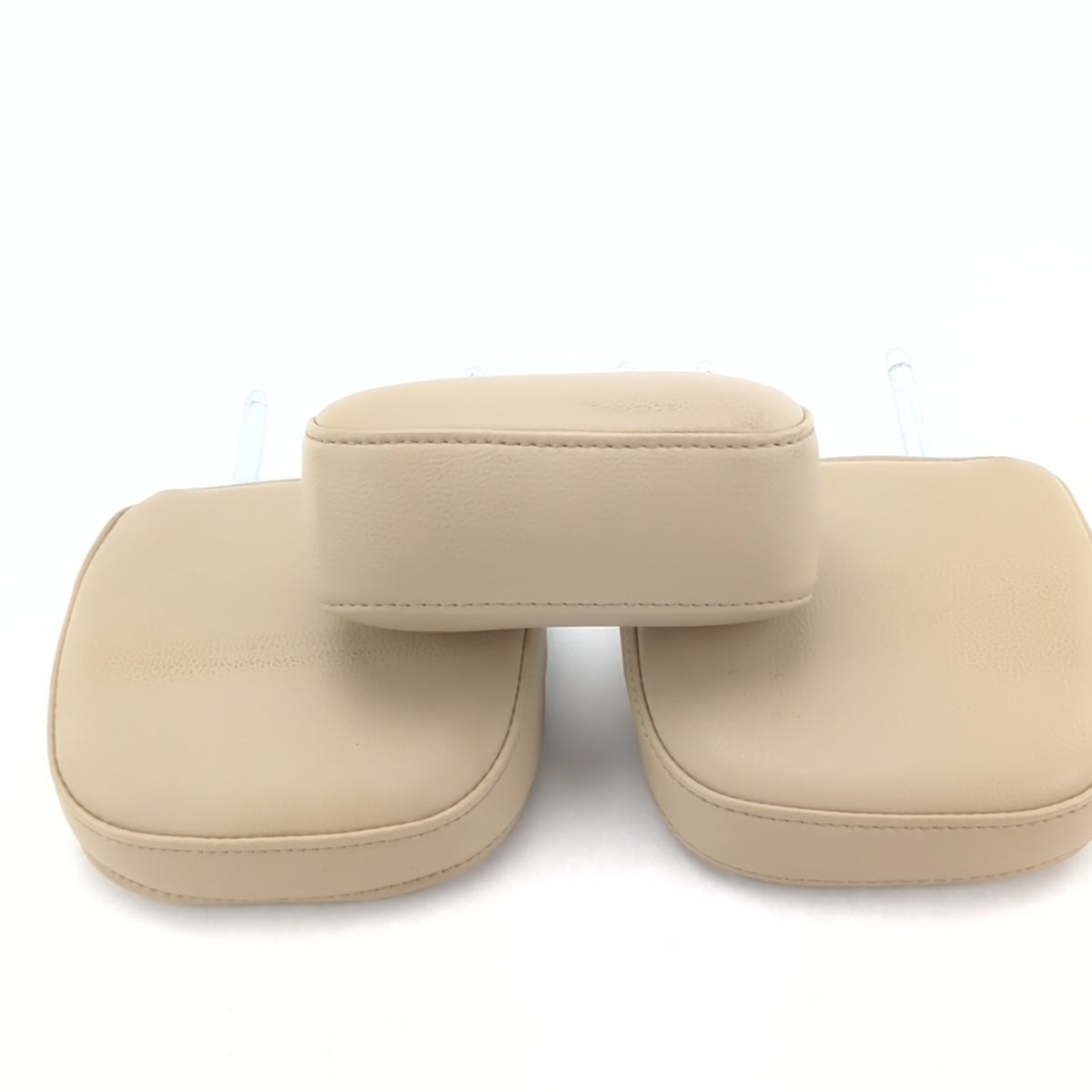 2015 2016 2017 2018 2019 Ford F150 Black Leather Headrest Set Rear Back Seat