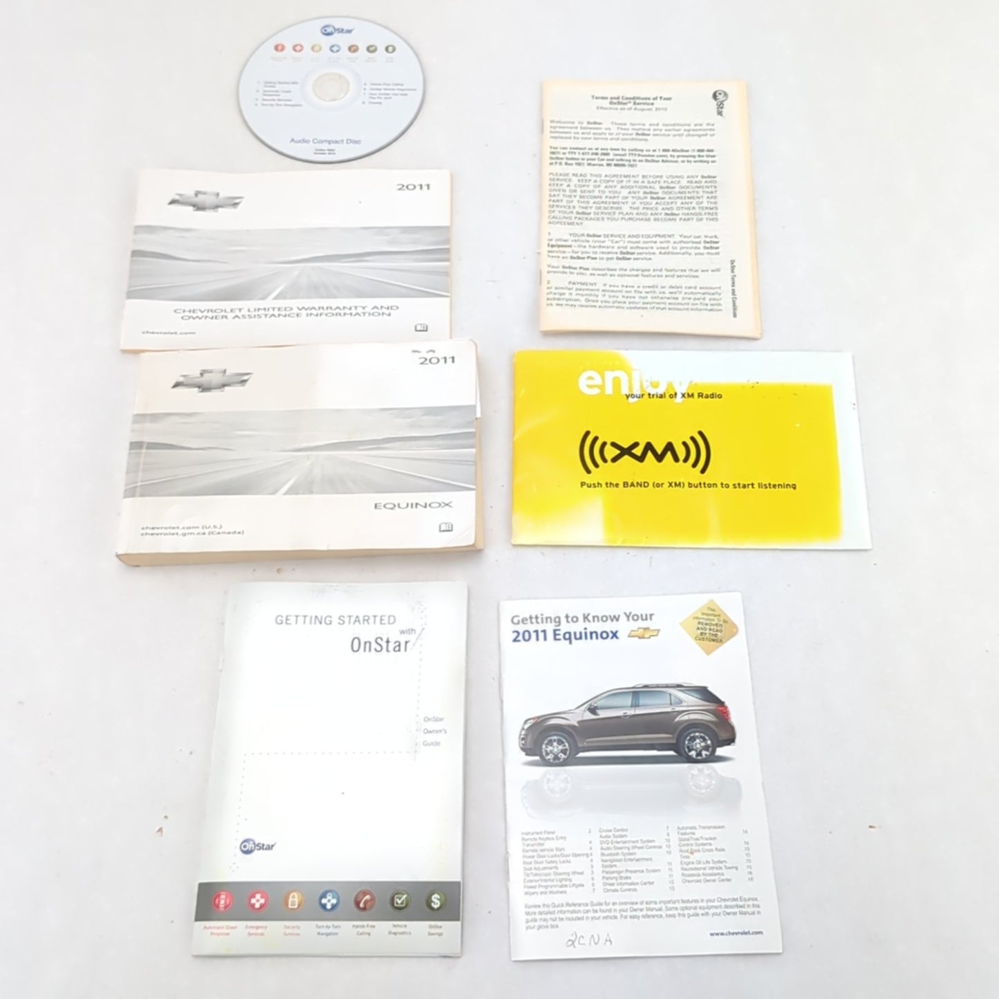 2011 Chevrolet Equinox Owners Manual Guide Book