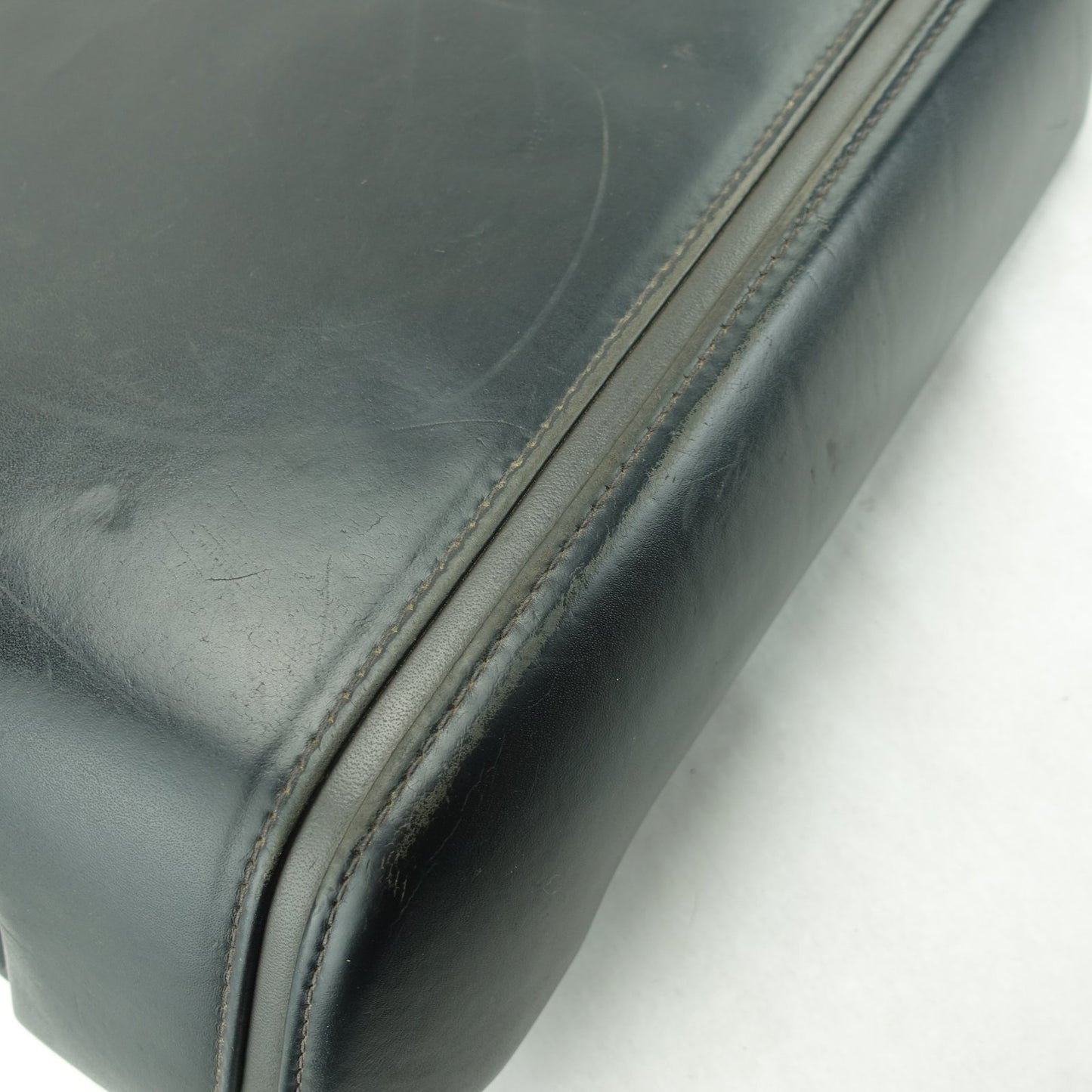 2015 2016 2017 Ford F150 Center Console Lid Armrest Cover Black Leather Platinum