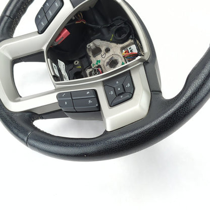 2015 2016 2017 Ford F150 Steering Wheel Assembly Heated Leather Black