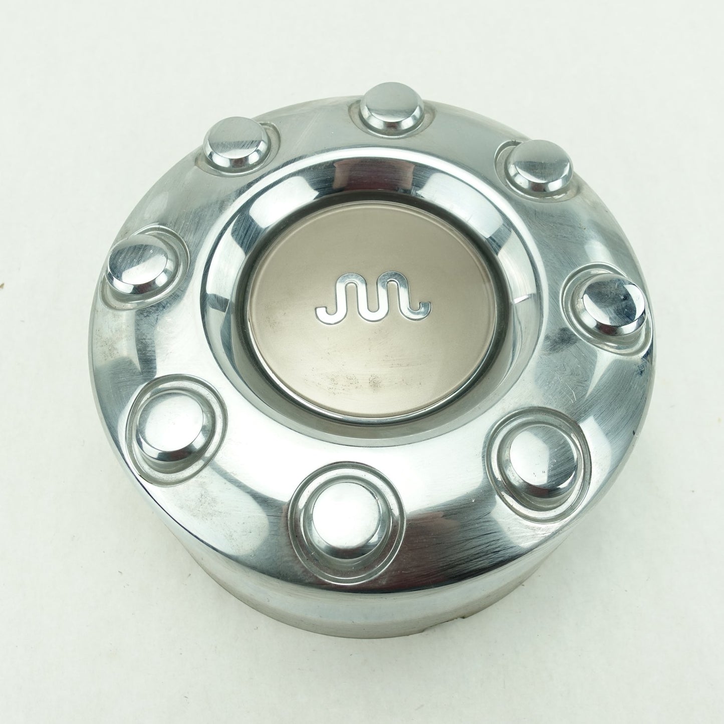 2013 2014 2015 Ford F350 F450 King Ranch Dually Rear Wheel Center Hub Cap Chrome