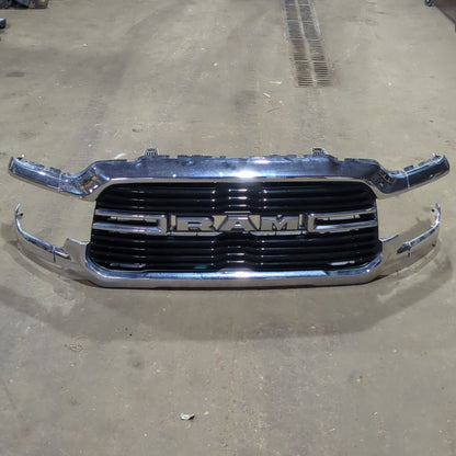 2019 2020 2021 2022 2023 2024 Ram 2500 3500 Front Upper Grille Chrome OEM