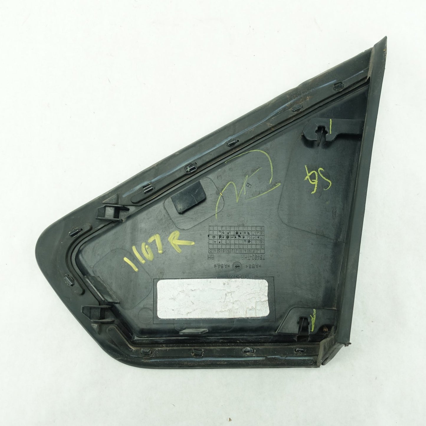 2021 2022 2023 Honda Odyssey Right Front Door Fender Garnish Trim Pillar Black