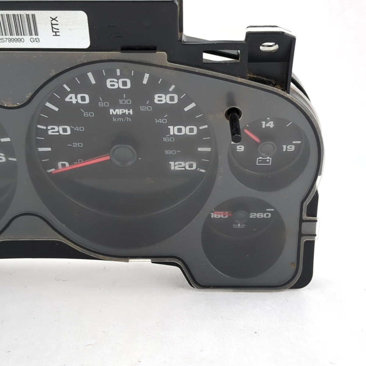 2007 2008 2009 2010 GMC Sierra Silverado Instrument Cluster Speedometer 177K Mi