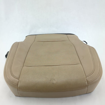 2015 2016 Ford F150 Passenger Seat Bottom Cushion Leather Tan Vented