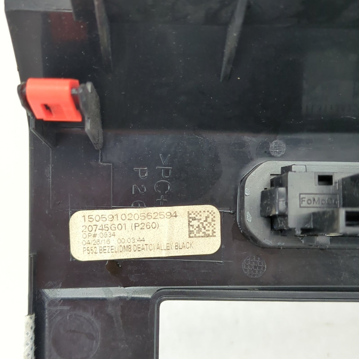 Damage 2016 Ford F150 Radio Stereo Head Climate Heat Ac Control Panel