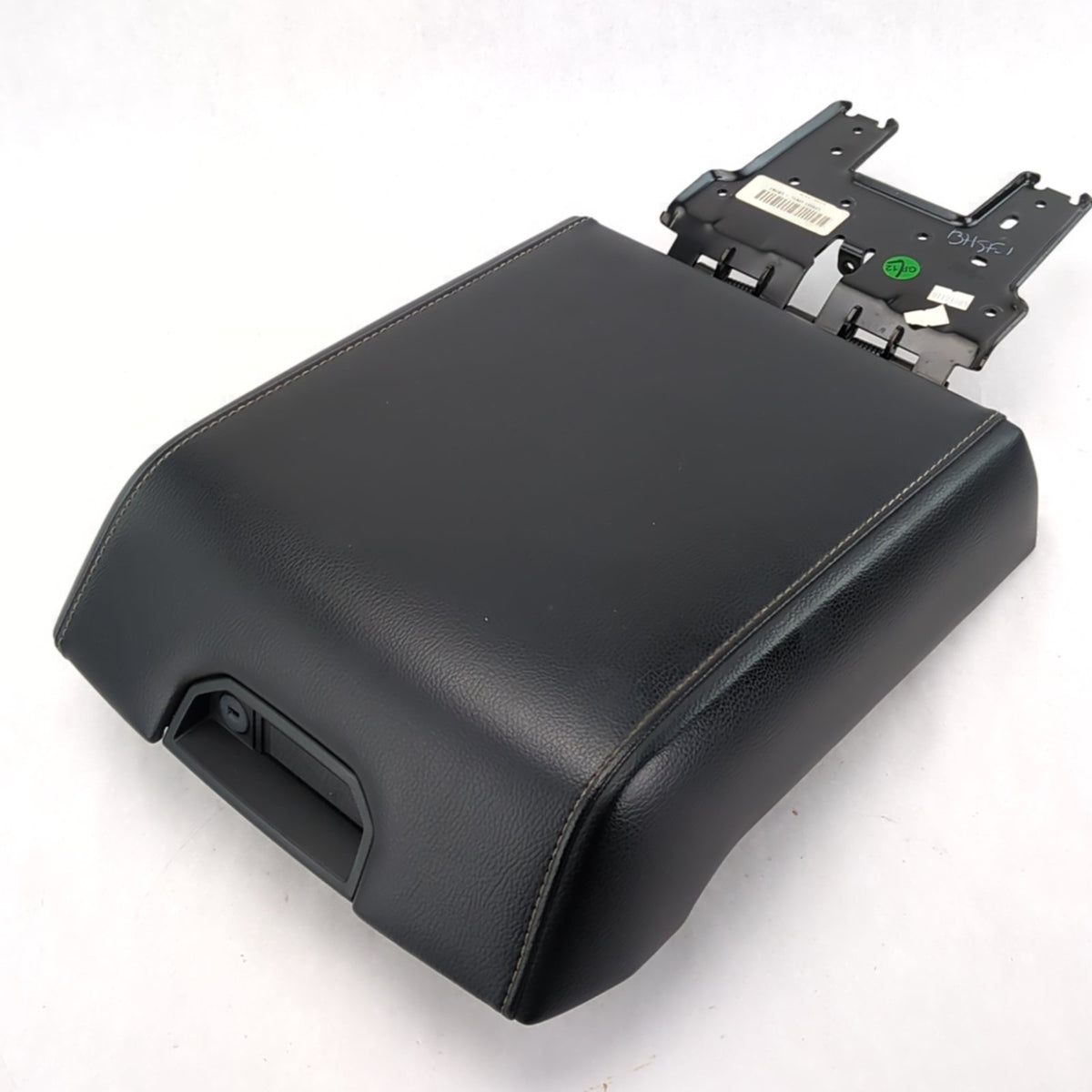 2015 2016 2017 Ford F150 Center Console Lid Armrest Cover Black Leather