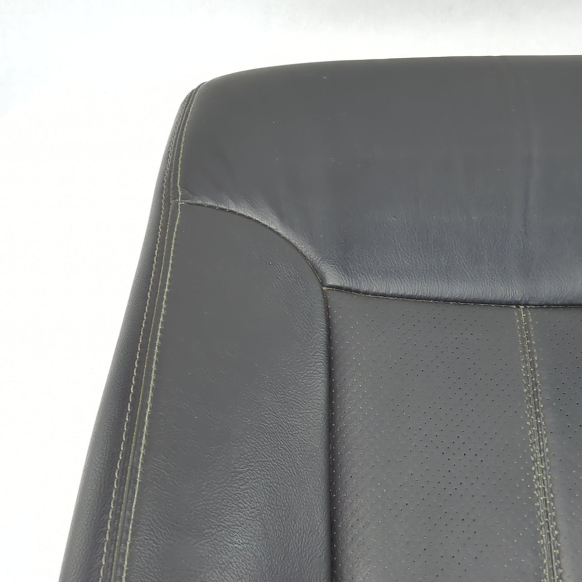 Wear 2014 2015 2016 Ford F250 F350 Left Seat Upper Cushion Cover Black Leather