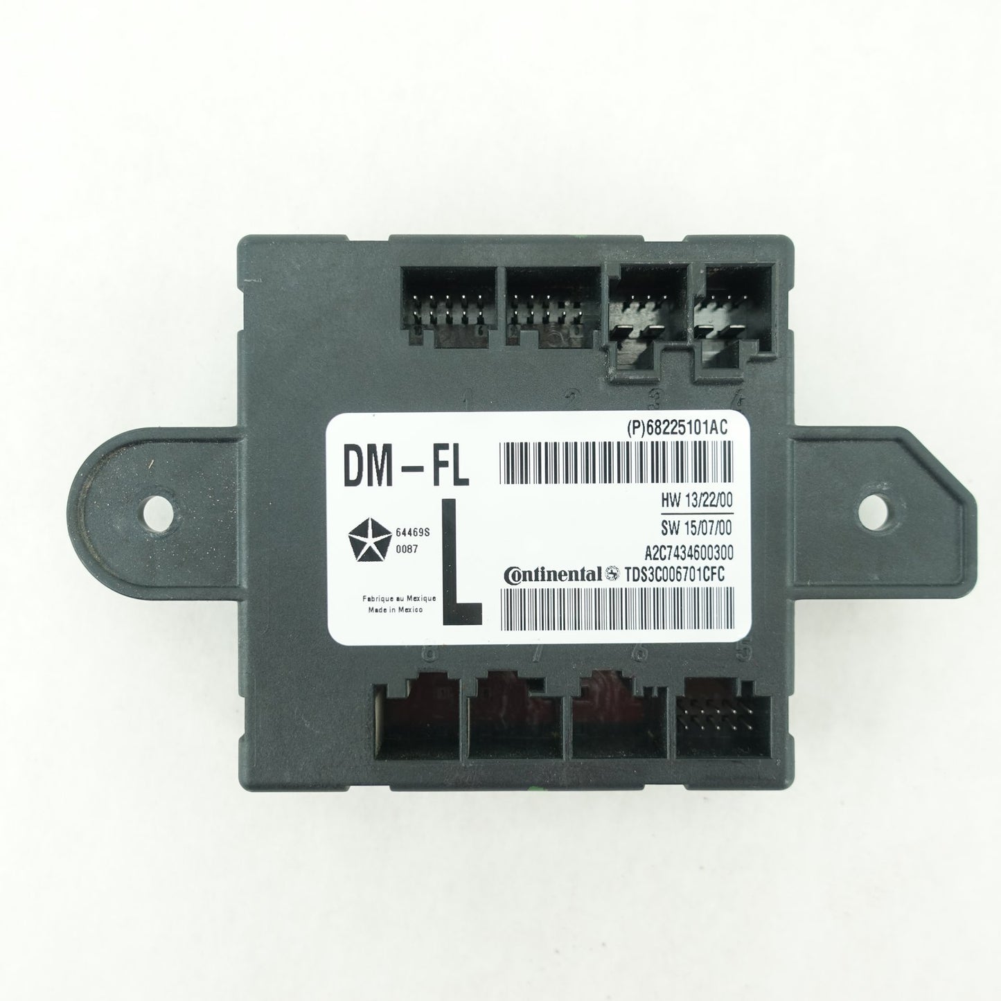 2016 2017 2018 Ram 1500 2500 3500 Door Control Module Front Left LH Driver Side