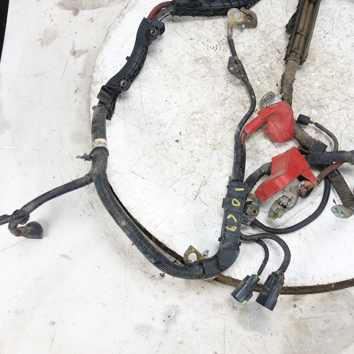 Damage 12 2013 2014 2015 16 Ford F250 F350 6.7L Positive Negative Battery Cable