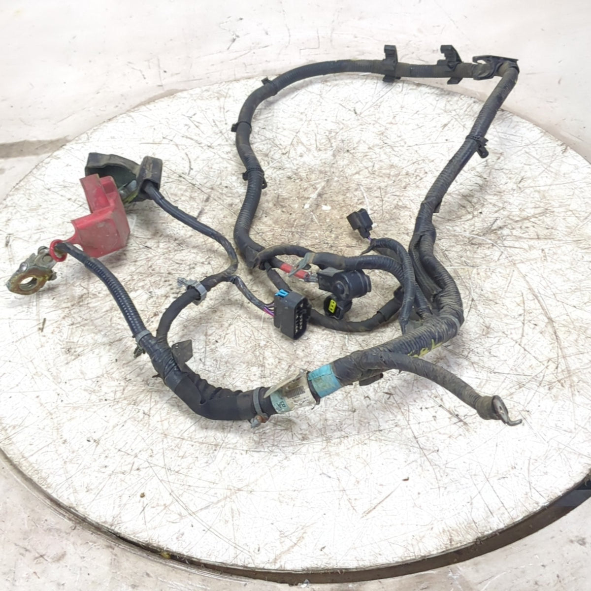 2010 2011 2012 Ford Taurus Positive Negative Battery Cable Wire Harness Ground