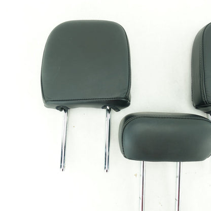 2015 2016 2017 2018 2019 Ford F150 Black Leather Headrest Set Rear Back Seat