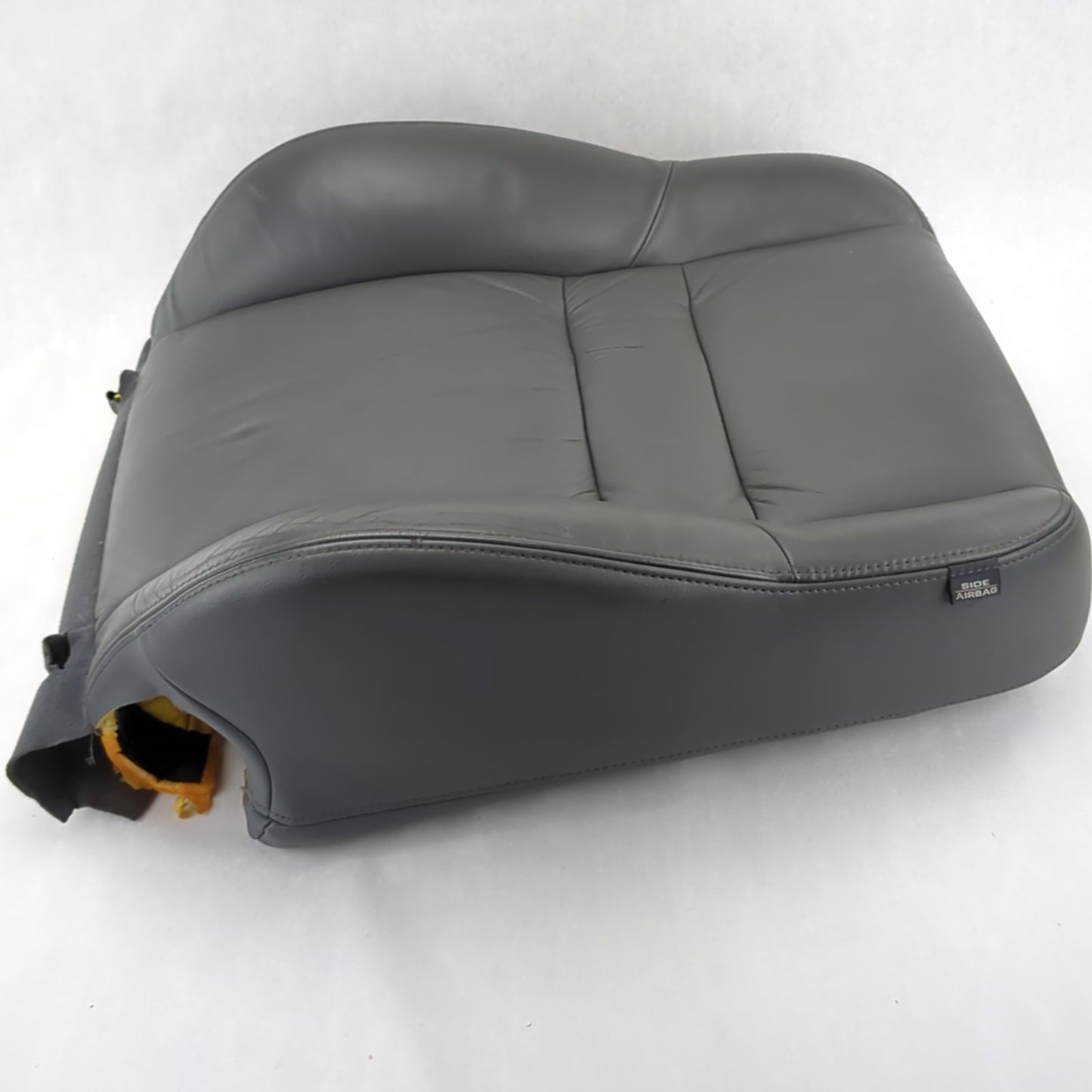 2003 2004 Honda Accord Left Driver Side Seat Upper Back Cushion Leather Gray