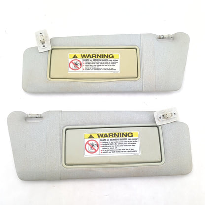 1999 2000 Mercedes C230 C280 Sun Visor Pair Left Right Gray Illuminated