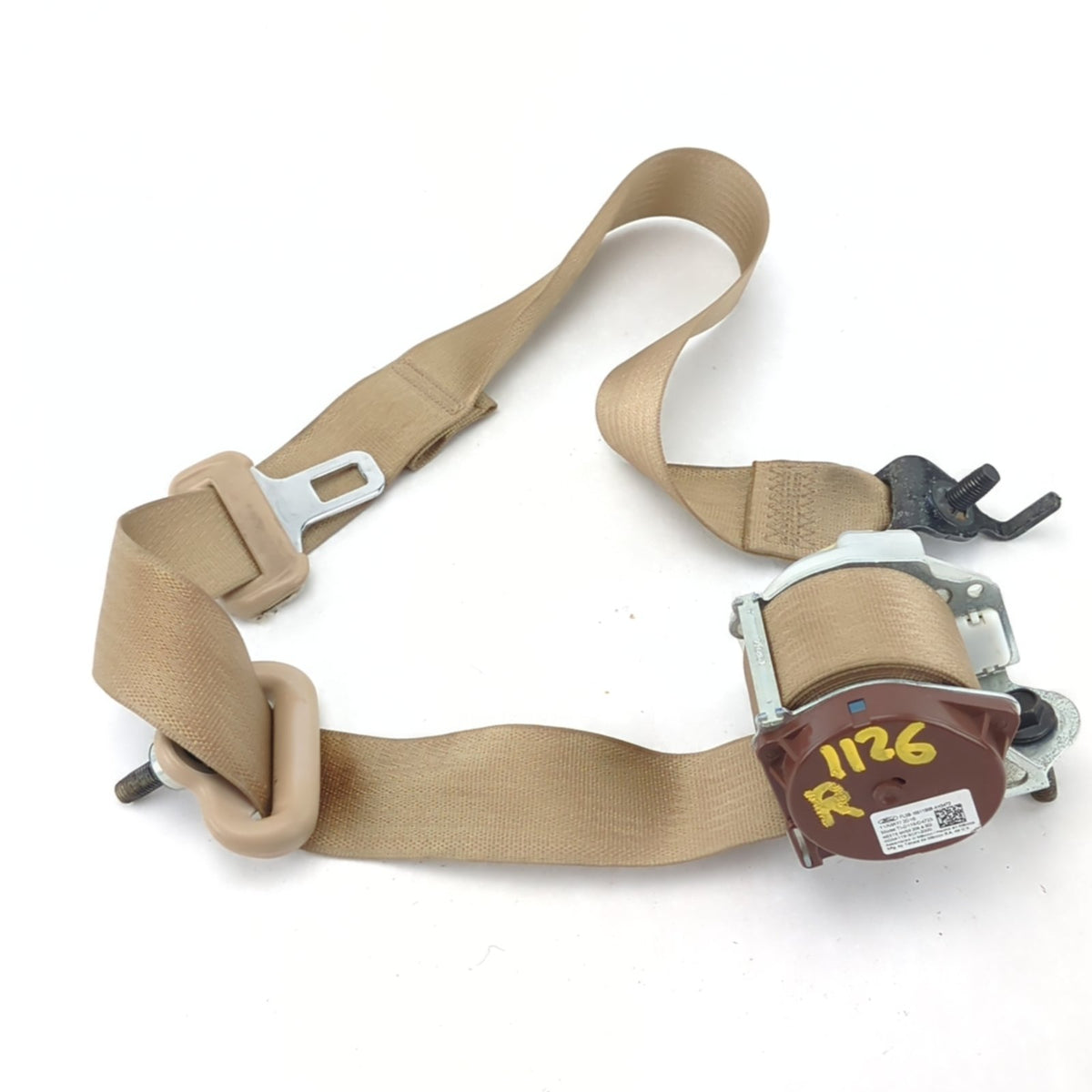 2015 2016 2017 Ford F150 Right Rear Seat Belt Tan