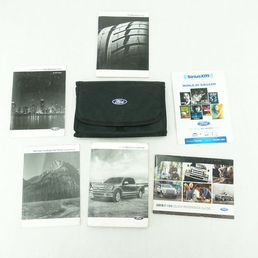 2015 Ford F150 Owners Manual Owners Guide Book Set Pouch
